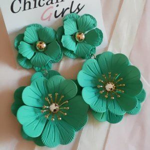 Flower earrings